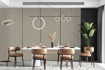 驻马店轻奢风格-餐厅