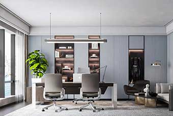 驻马店轻奢风格-书房