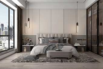 驻马店现代风格-卧室