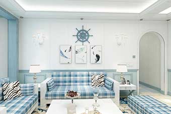 驻马店地中海风格-客厅