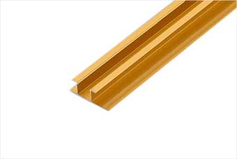 驻马店航空纤维墙咔铝合金带灯中条（钛金氧化）