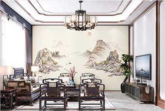 驻马店森佰汇航空纤维墙咔（巴山蜀水）