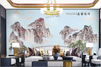 驻马店森佰汇航空纤维墙咔（鸿运当头）